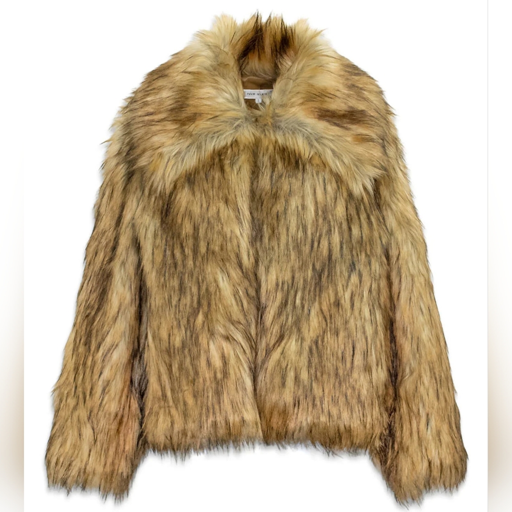 NWT Pixie Market Oversized Faux Fur Jacket
